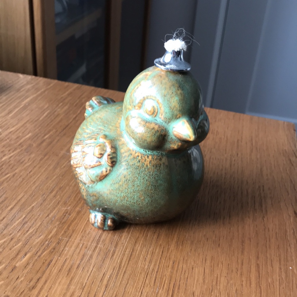 3x Green ceramic duck lantern - Picture 8 of 9